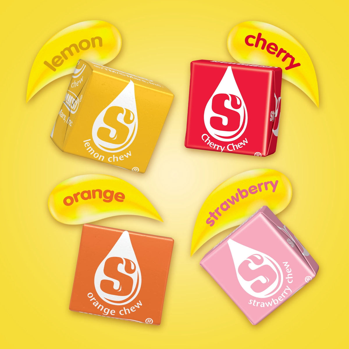 Starburst Original Fruit Chews Chewy Candy, Full Size - 2.07 oz
