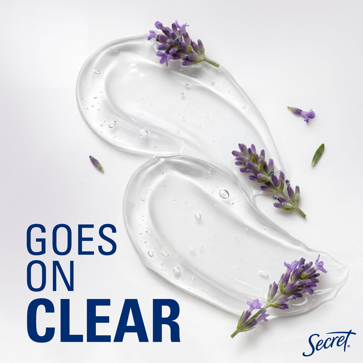 Secret Fresh Antiperspirant Deodorant, Clear Gel, Lavender, 2.6 oz, Twin Pack
