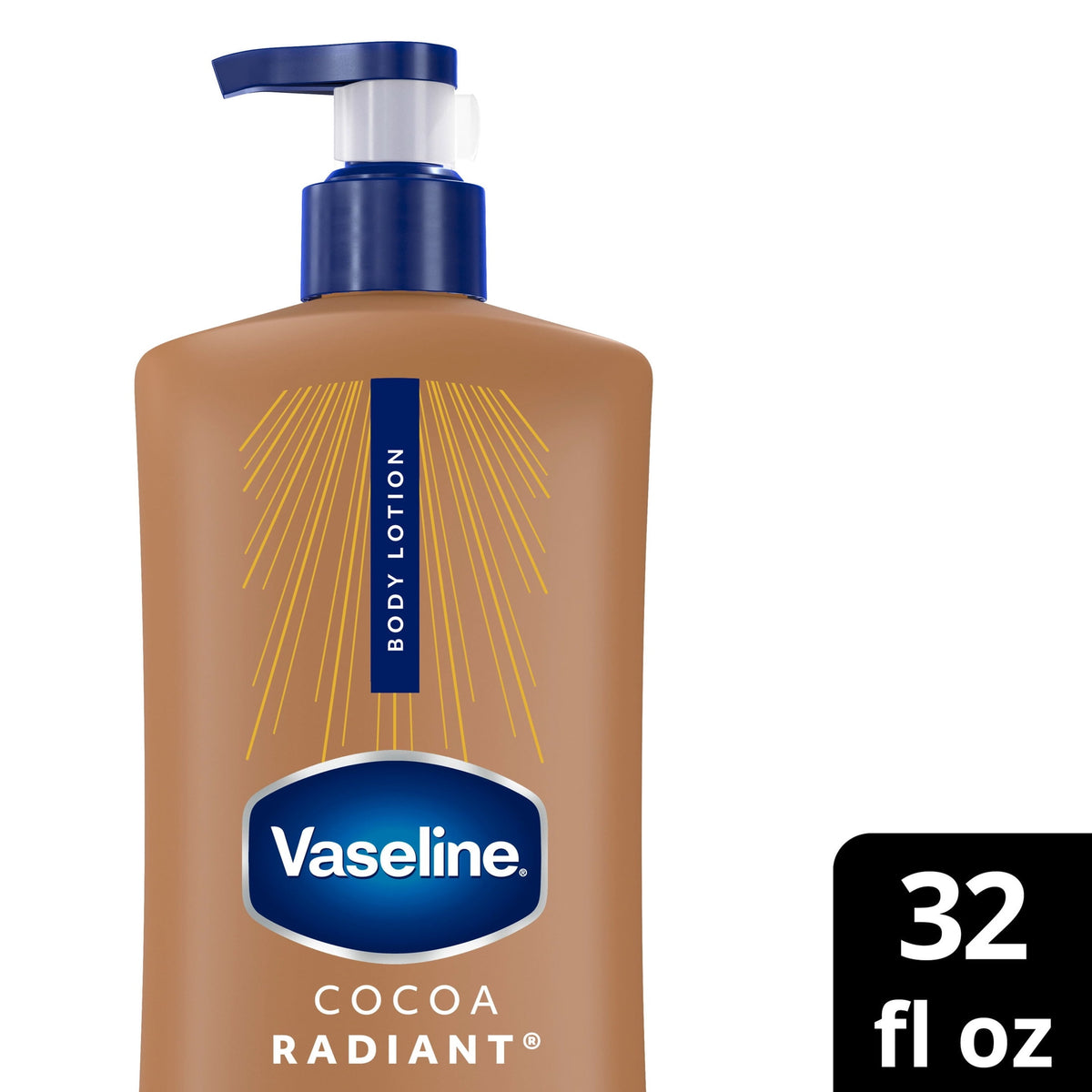 Vaseline Intensive Care Body Lotion for Dry Skin Cocoa Radiant Lotion Made with Ultra-Hydrating Lipids and Pure Cocoa Butter for a Long-Lasting