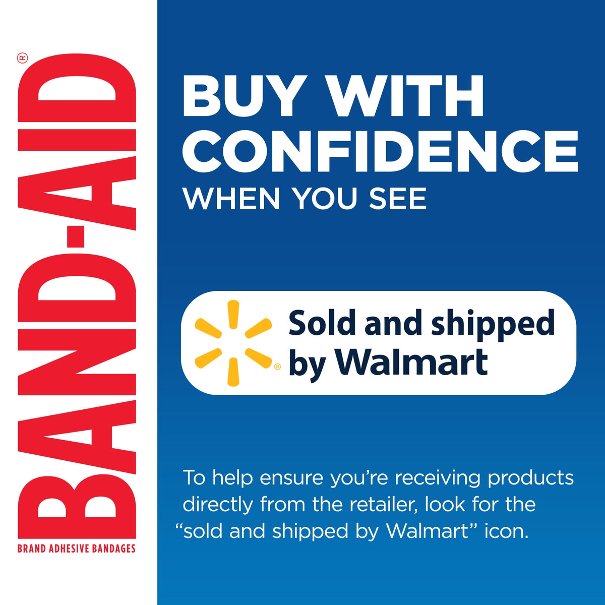 BAND-AID Brand Tru-Stay Sheer Adhesive Pads, Large, 10 Count