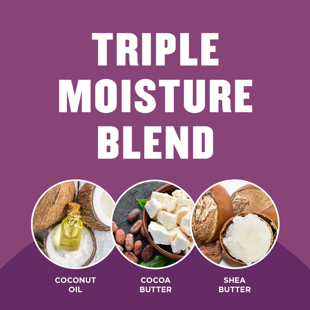Gold Bond Cocoa Butter Glow Daily Hydrating Lotion with Shea Butter, Cocoa Butter and Coconut Oil, Exfoliating Moisturizer for Dry Skin, 14 oz.