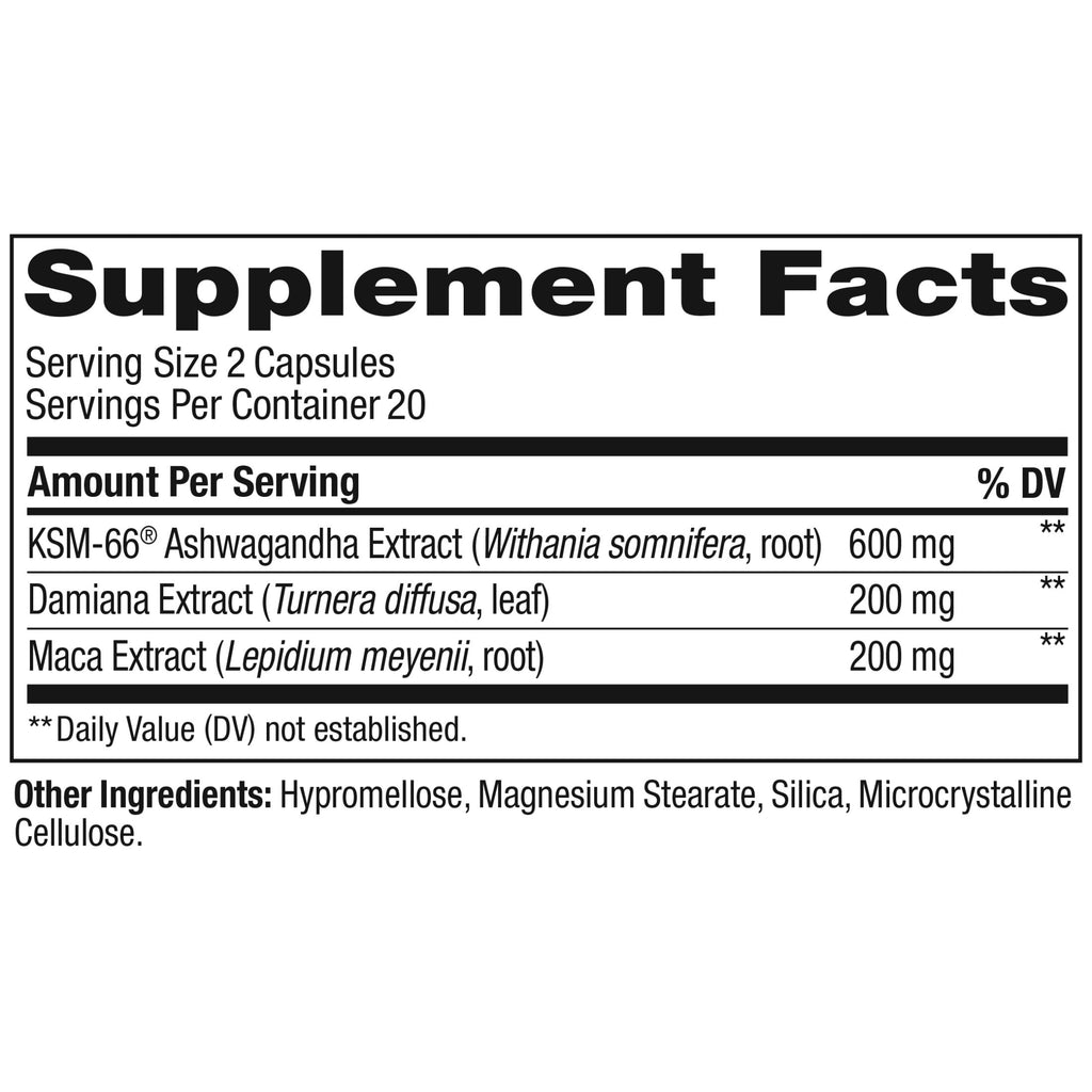 OLLY Lovin' Libido Capsule Supplement, Ashwaganda, Damiana, 40 Count