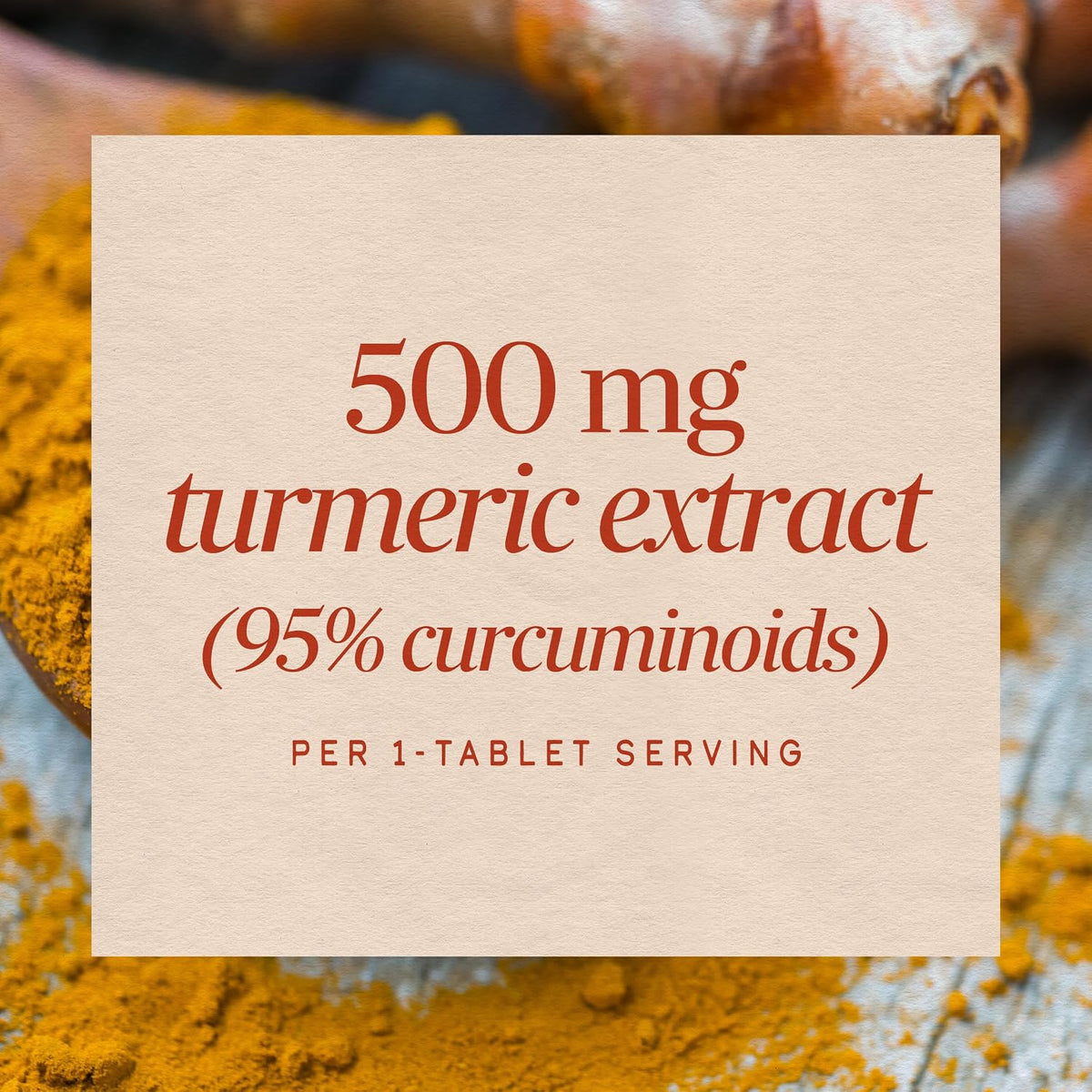 Nature's Way Turmeric Tablets, Curcuminoids, Joint Health Support*, 60ct