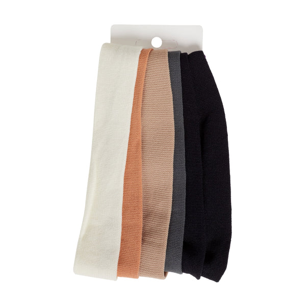 Goody Ouchless Satin Fabric Headwraps in Assorted Colors, 6 Count