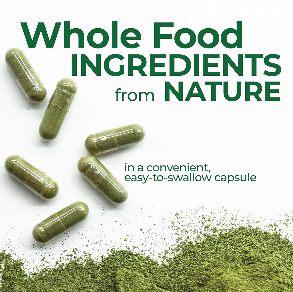 Country Farms Super Greens Vegicaps, 32 Super Foods, Whole Food Supplement, Greens, Fruit, Vegetables, Mushrooms & Probiotics, Rich in Antioxidants