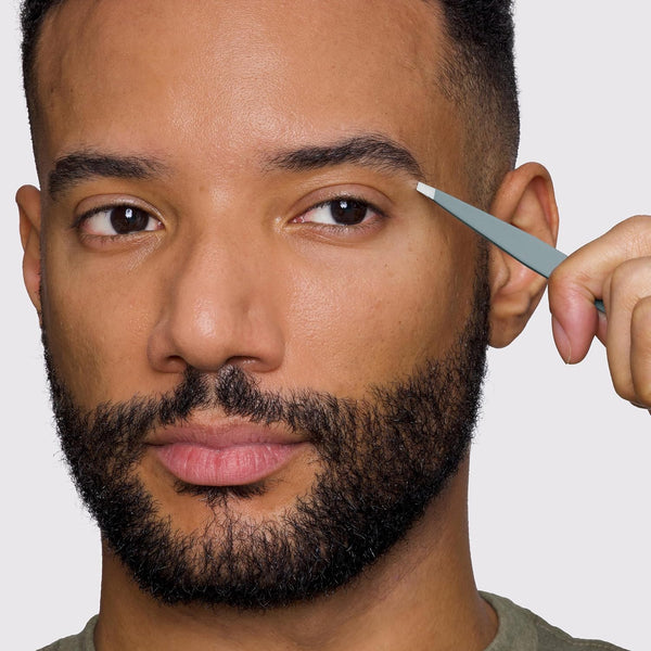Tweezerman Slant Tweezer Eyebrow Tweezers Mist Blue