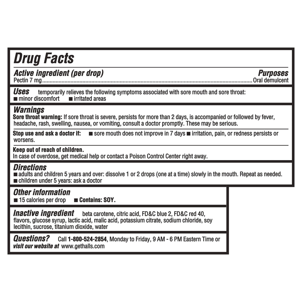 HALLS Soothing Creamy Strawberry Throat Drops, FSA/HSA Eligible, 25 Drops