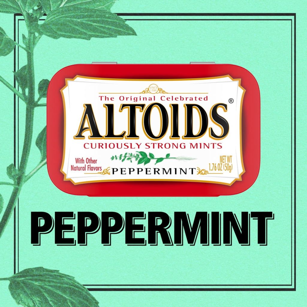 Altoids Classic Peppermint Breath Mints Hard Candy - 1.76 oz Tin