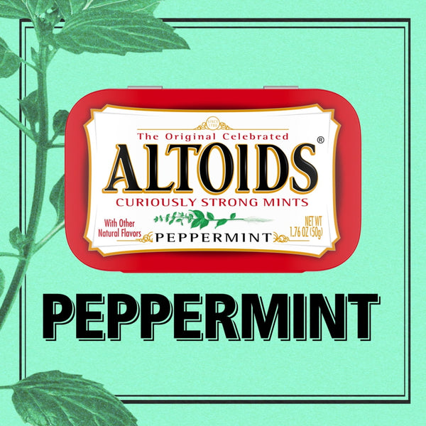 Altoids Classic Peppermint Breath Mints Hard Candy - 1.76 oz Tin
