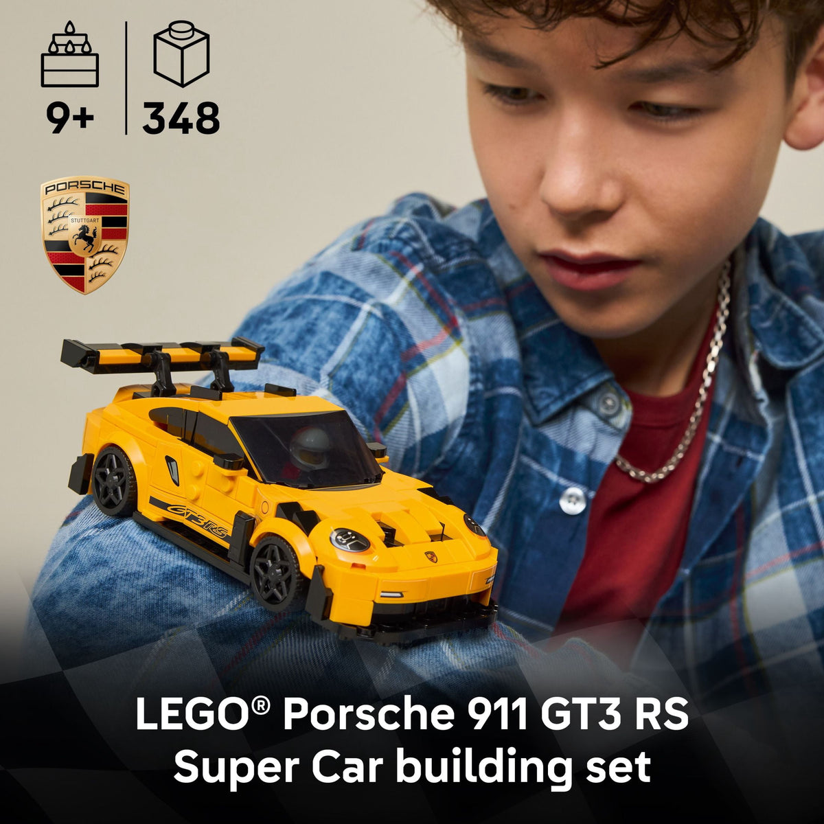 LEGO Speed Champions Porsche 911 GT3 RS Building Set 77239, Ages 9+