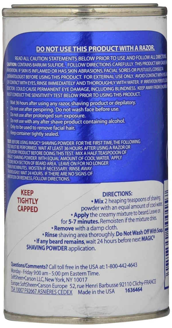 Magic Shave Shaving Powder Depilatory, Regular Strength, 5 oz - OTC Shoppe Express