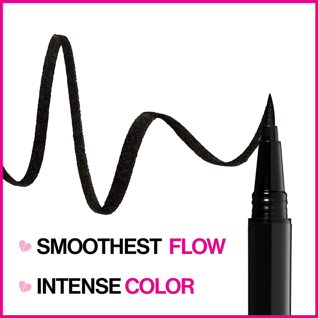 Wet n Wild Mega Last Breakup-Proof Liquid Eyeliner, Black