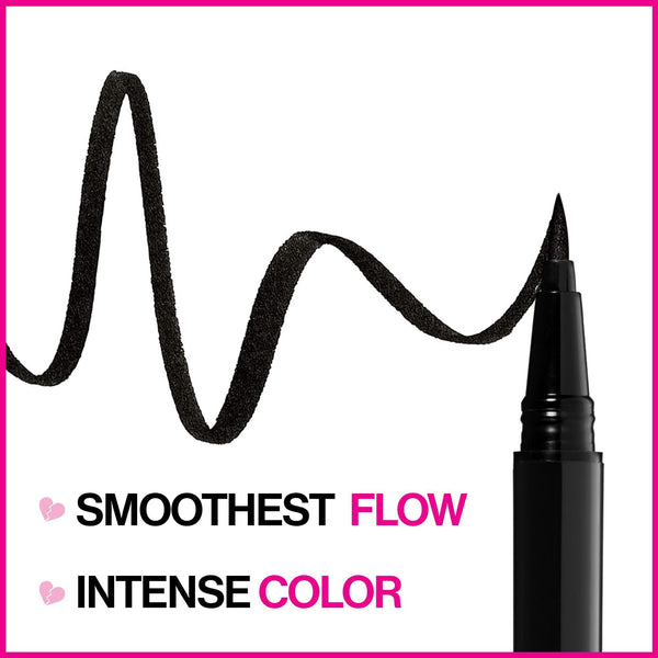 Wet n Wild Mega Last Breakup-Proof Liquid Eyeliner, Black