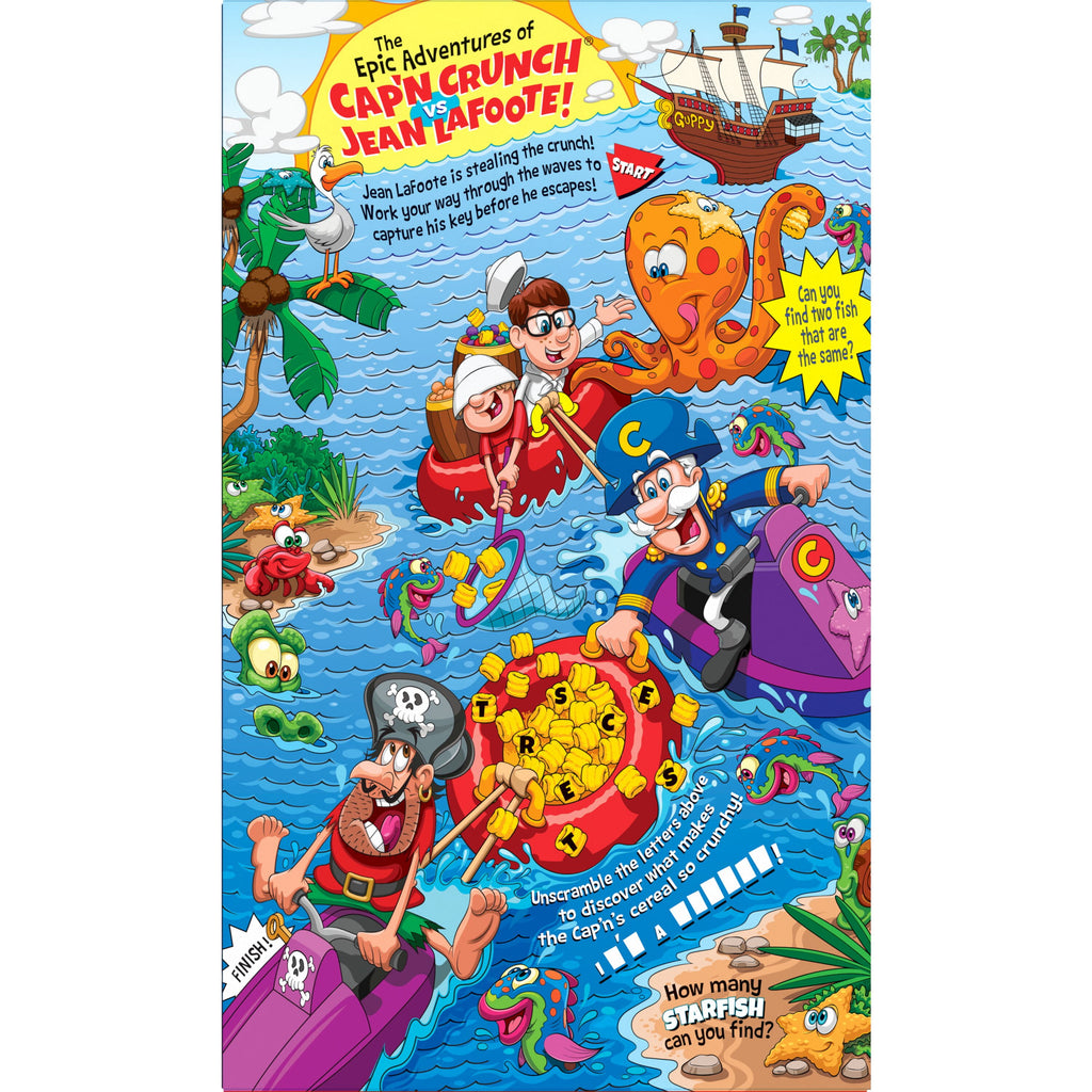 Cap'n Crunch Sweetened Corn & Oat Cereal, 22.1 oz Box