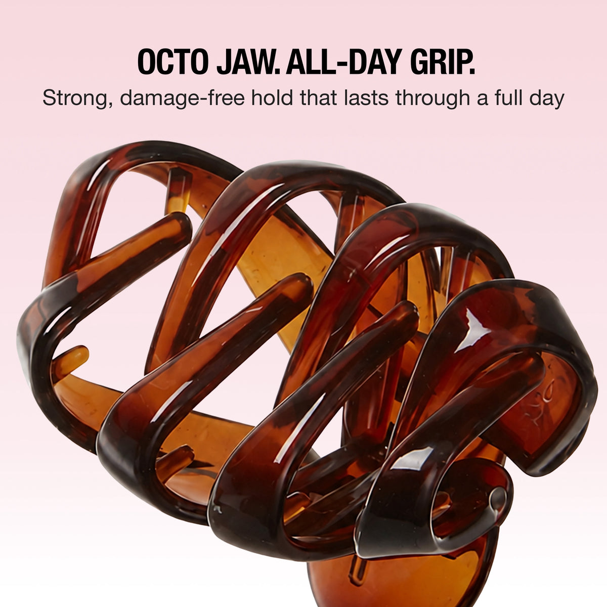 Scunci Octopus Claw Clip, Multicolor, 3 Count
