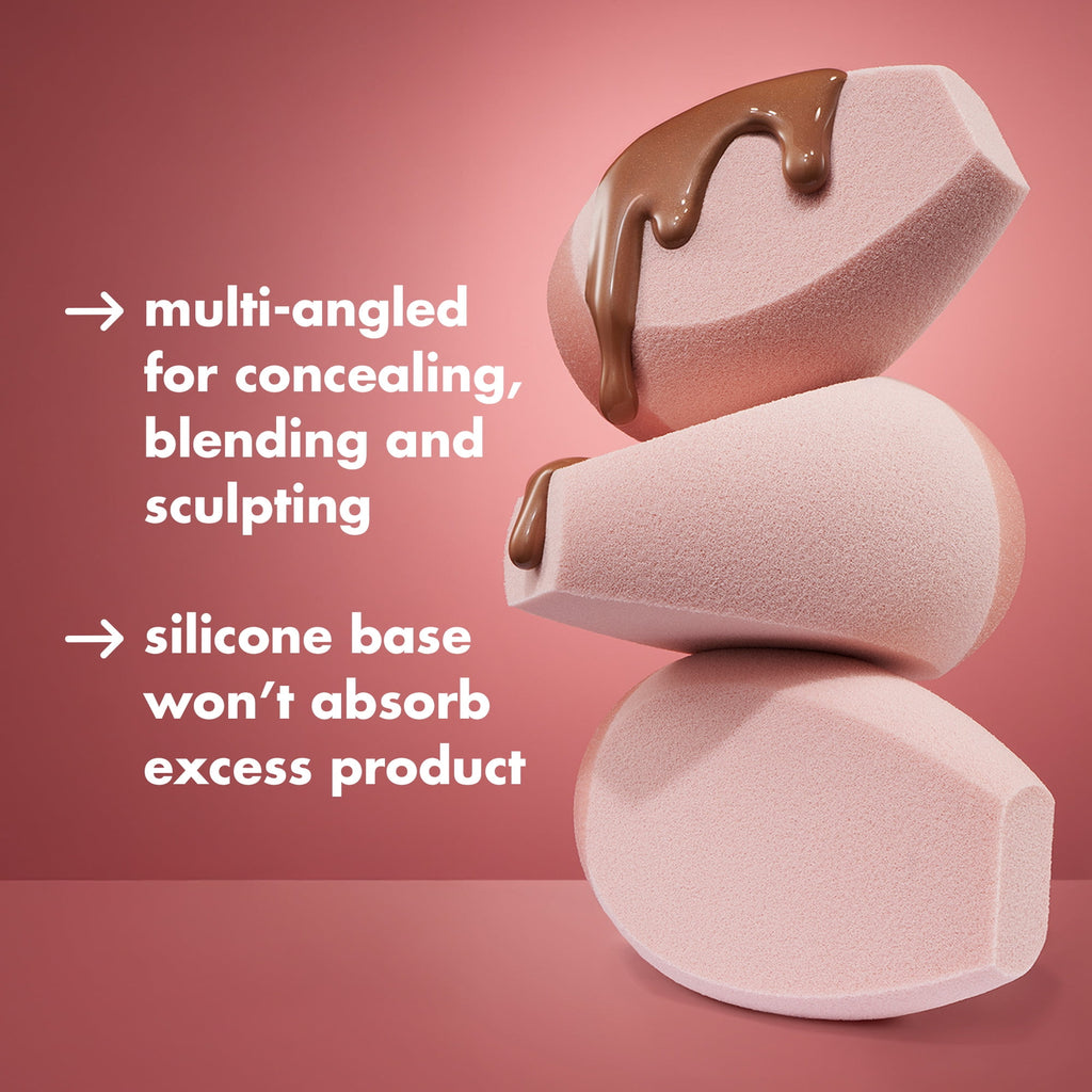 e.l.f. Halo Glow Angled Silicone Face Sponge