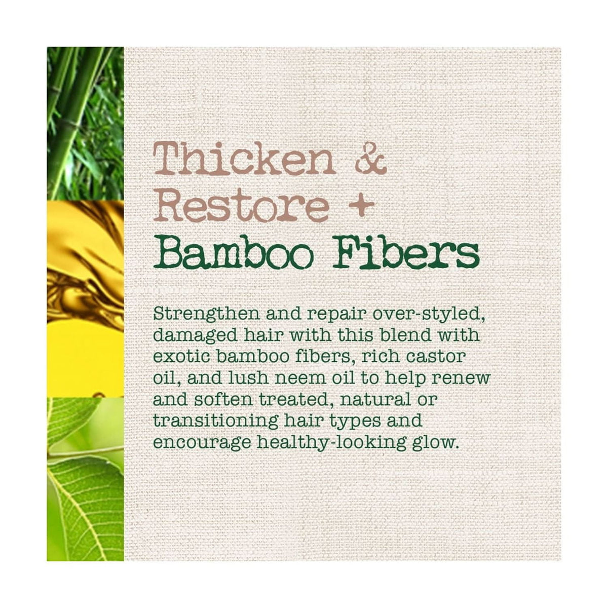 Thicken & Restore + Bamboo Fibers Conditioner