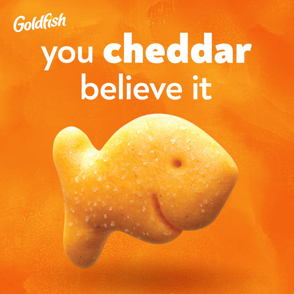 Goldfish Cheddar Baked Snack Crackers, 6.6 oz Bag