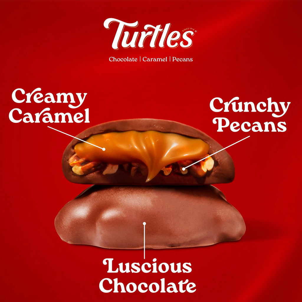 DeMet's Turtles, Original Milk Chocolate Pecan Bar, 1.76 oz