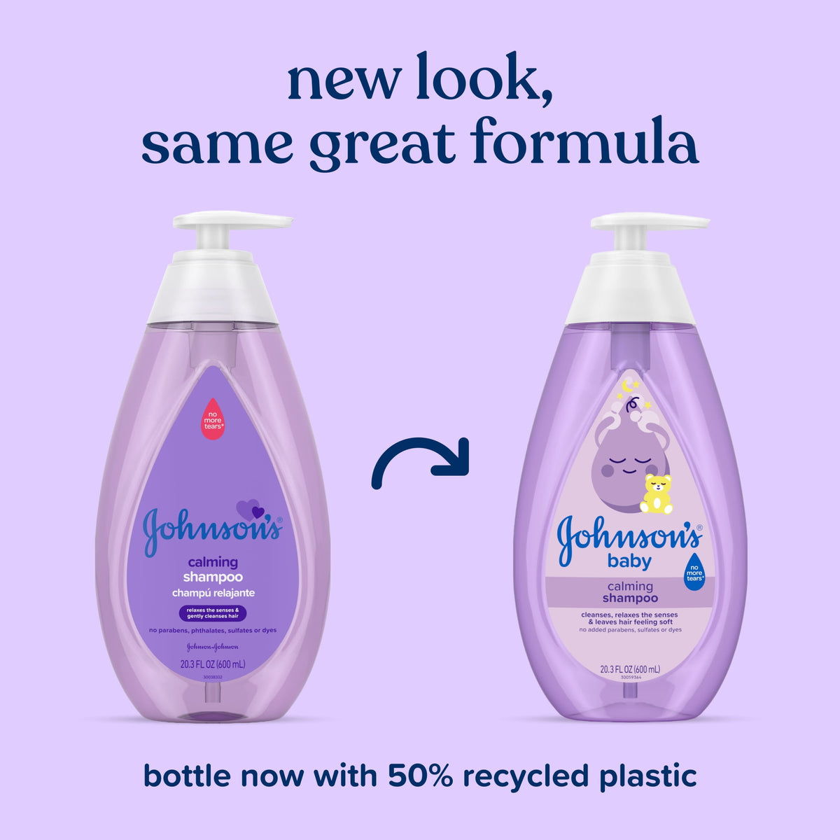 Johnson's Calming Wash Baby Shampoo & Soap with NaturalCalm Scent, 20.3 fl. oz