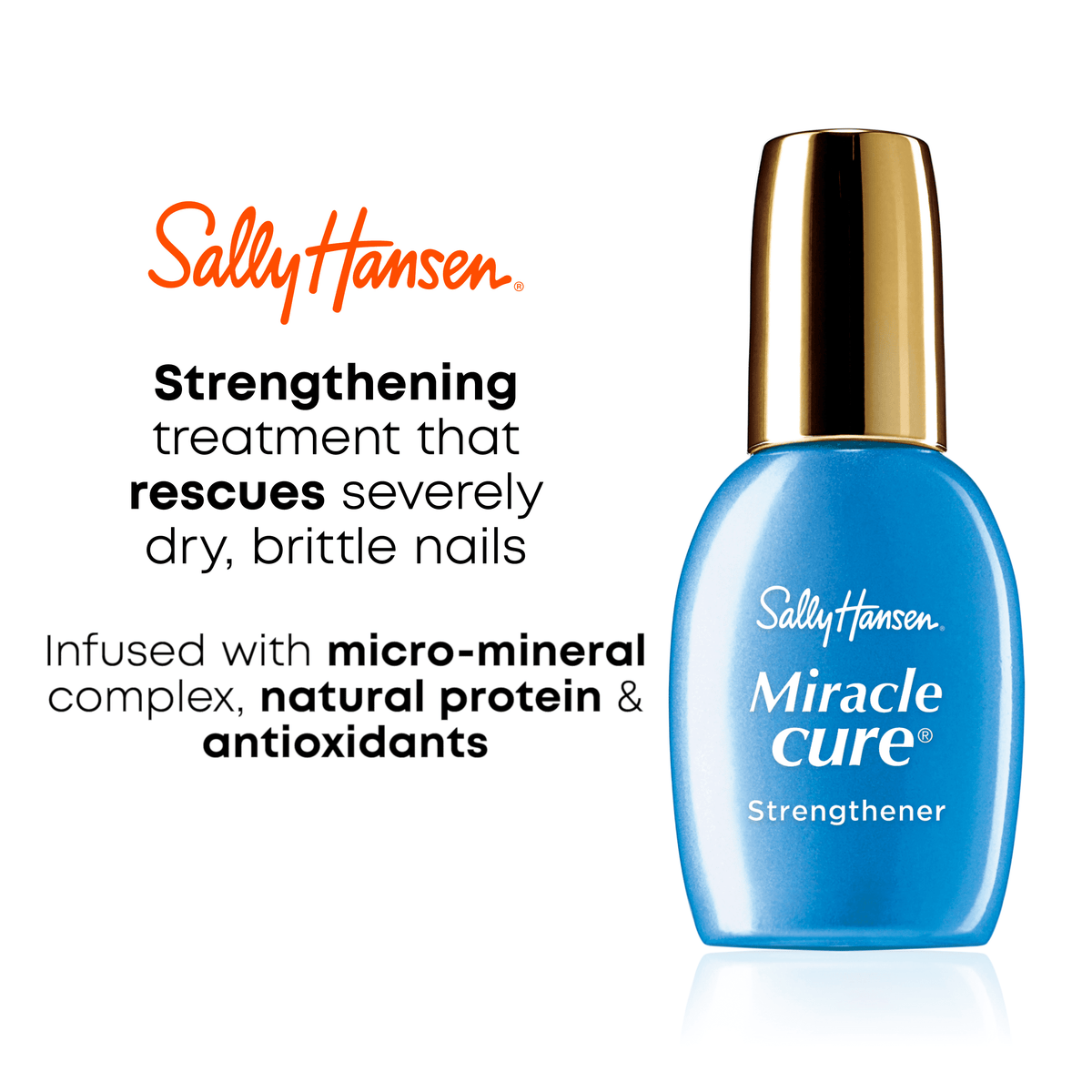 Sally Hansen Miracle Cure Strengthener, Clear