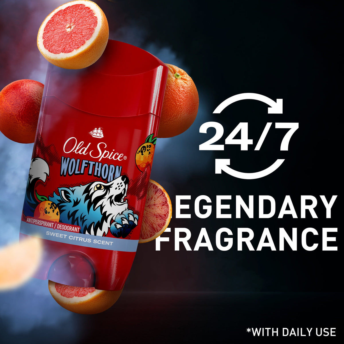 Old Spice Antiperspirant Deodorant for Men, Wolfthorn, 3.4 oz