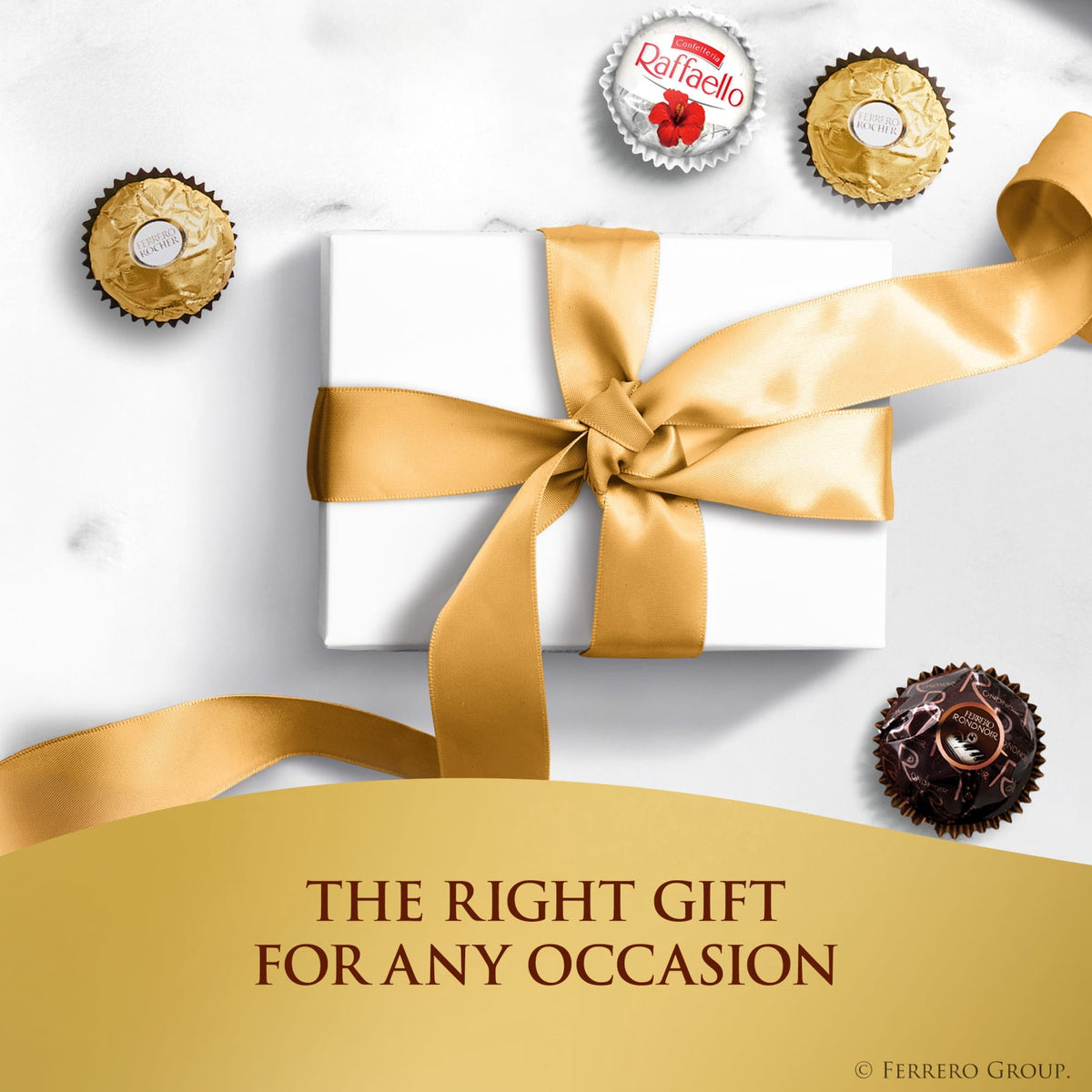 Ferrero Collection Gourmet Gift Box, 12 Assorted Chocolate with Dark Chocolate, Coconut, and Milk Chocolate, 4.6 oz