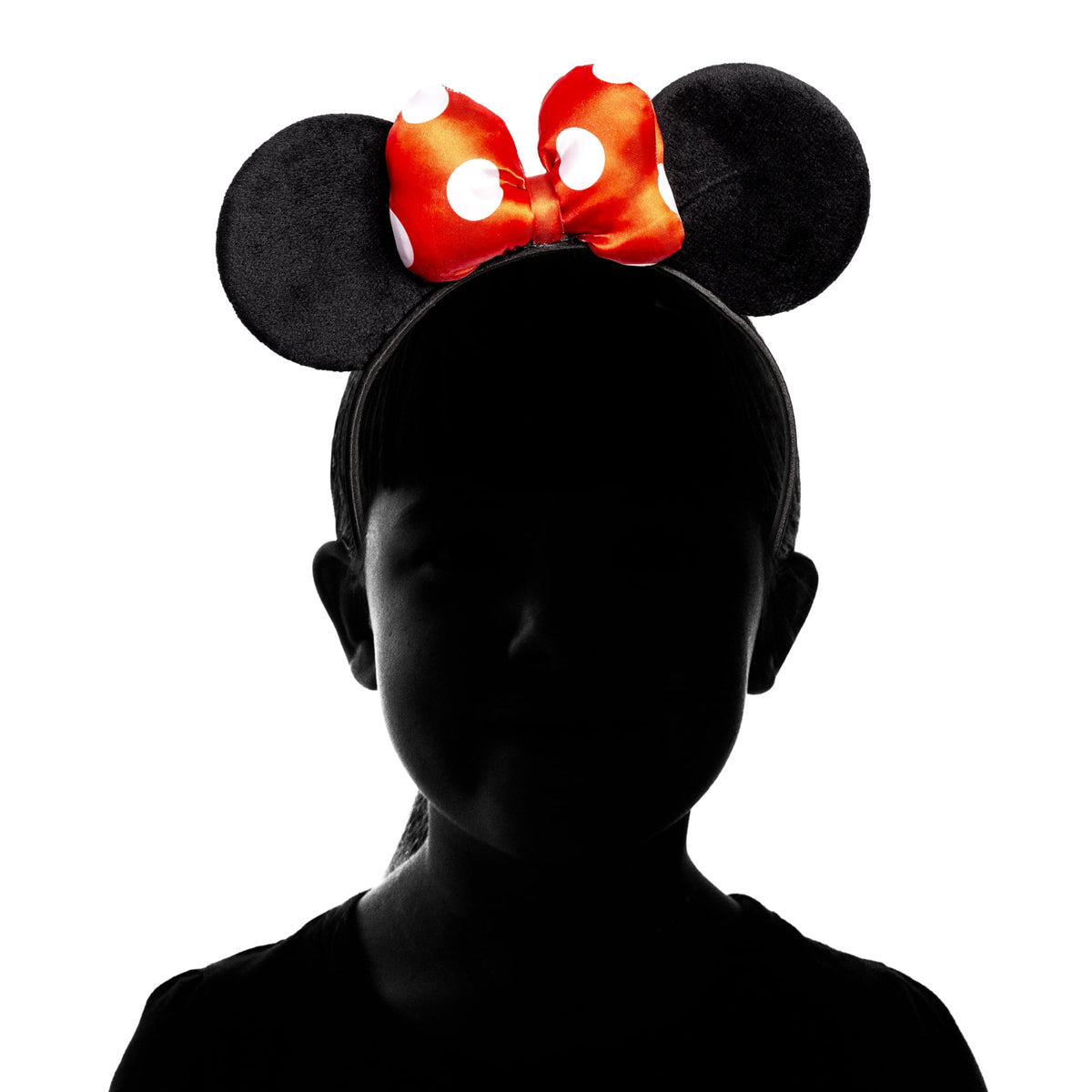 Disney Minnie Mouse Red Polka Dot Bow Ears Fashion Headband