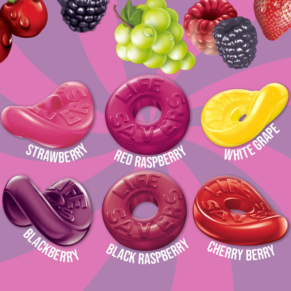Life Savers Gummies, Wild Berries Fruit Gummy Candy, 7 oz Bag