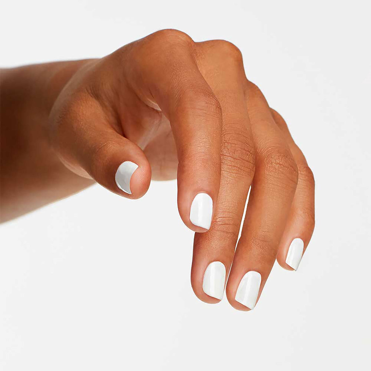 OPI Nail Lacquer, Alpine Snow, Crisp White Nail Polish, 0.5 fl oz