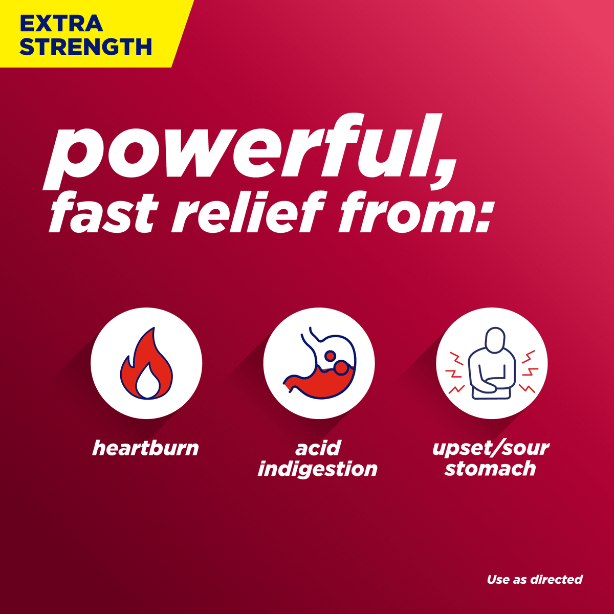 Alka-Seltzer Extra Strength Heartburn Relief Effervescent Antacid Tablets, Fast Acid Indigestion Relief, 24 Count