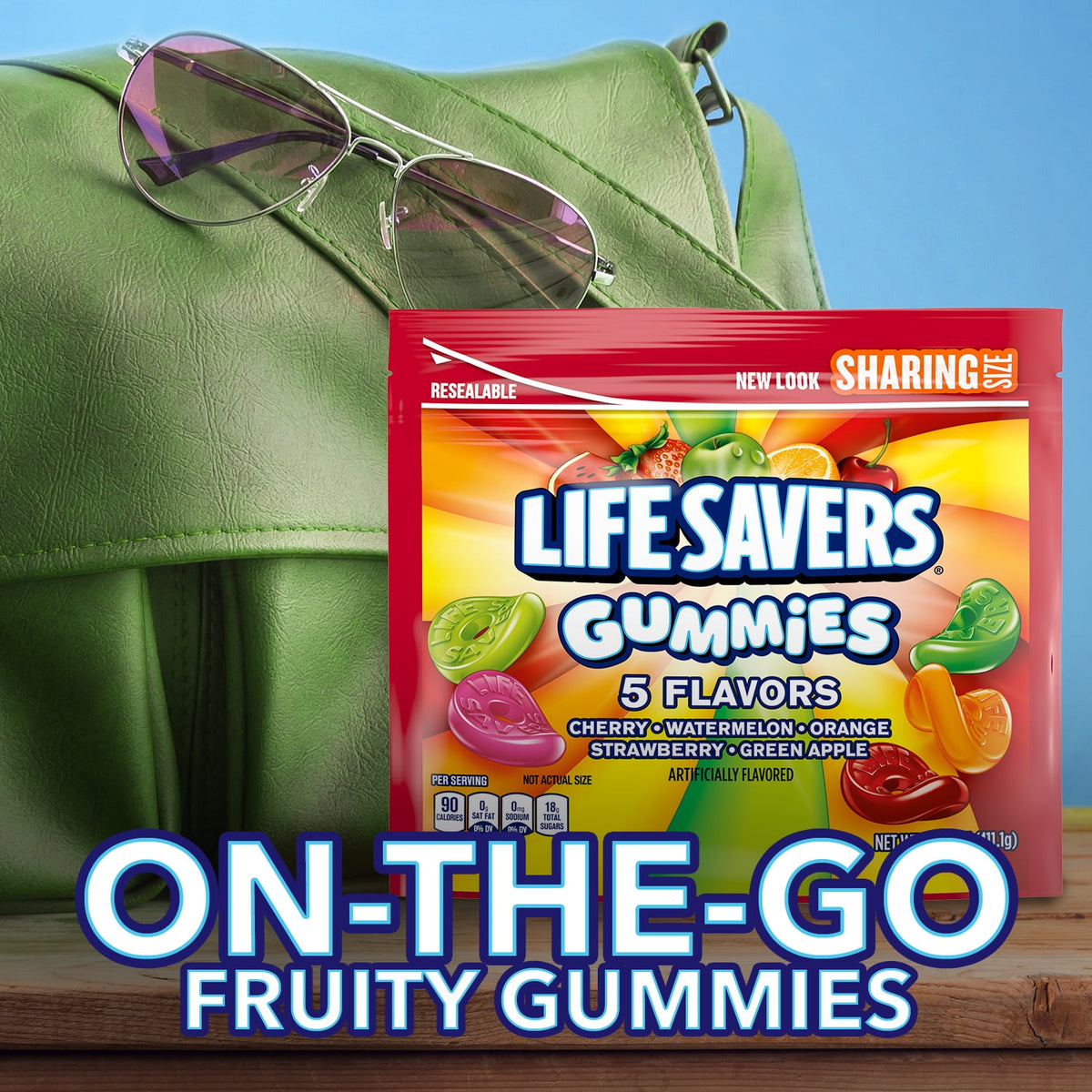 Life Savers 5 Flavors Gummy Candy, Sharing Size, 14.5 oz Bag