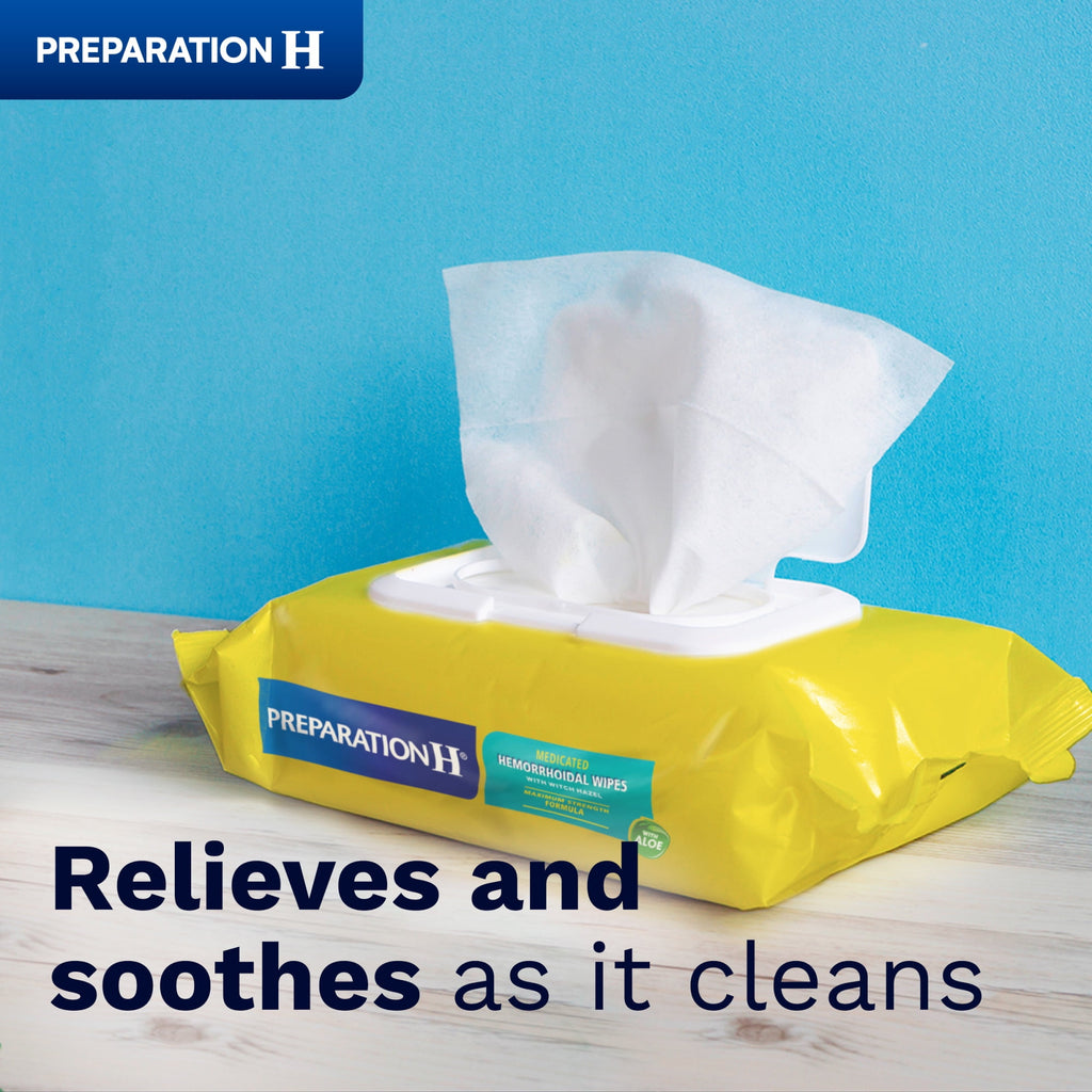 Preparation H Totables Hemorrhoid Wipes With Witch Hazel - 10 Count