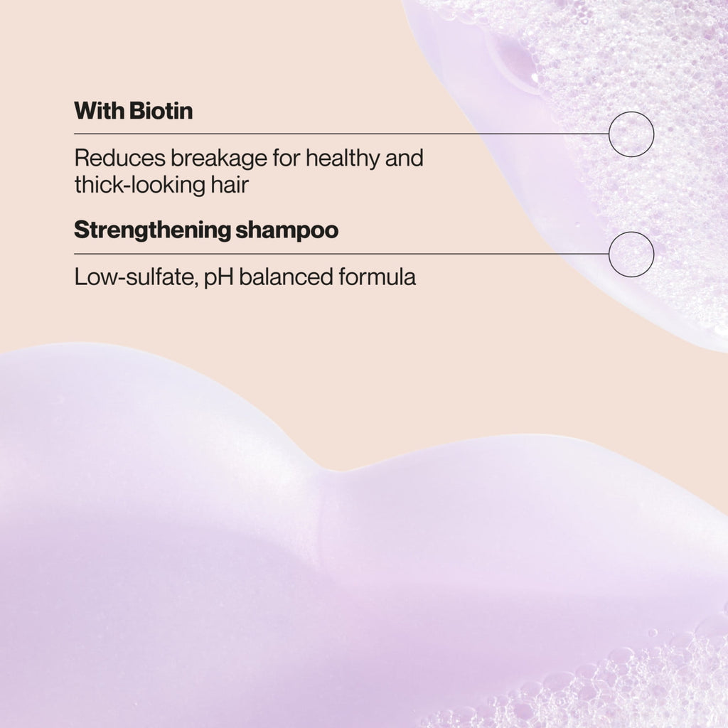 Suave Biotin Infusion Strengthening Shampoo for Breakage Prone Hair, 28 FL OZ
