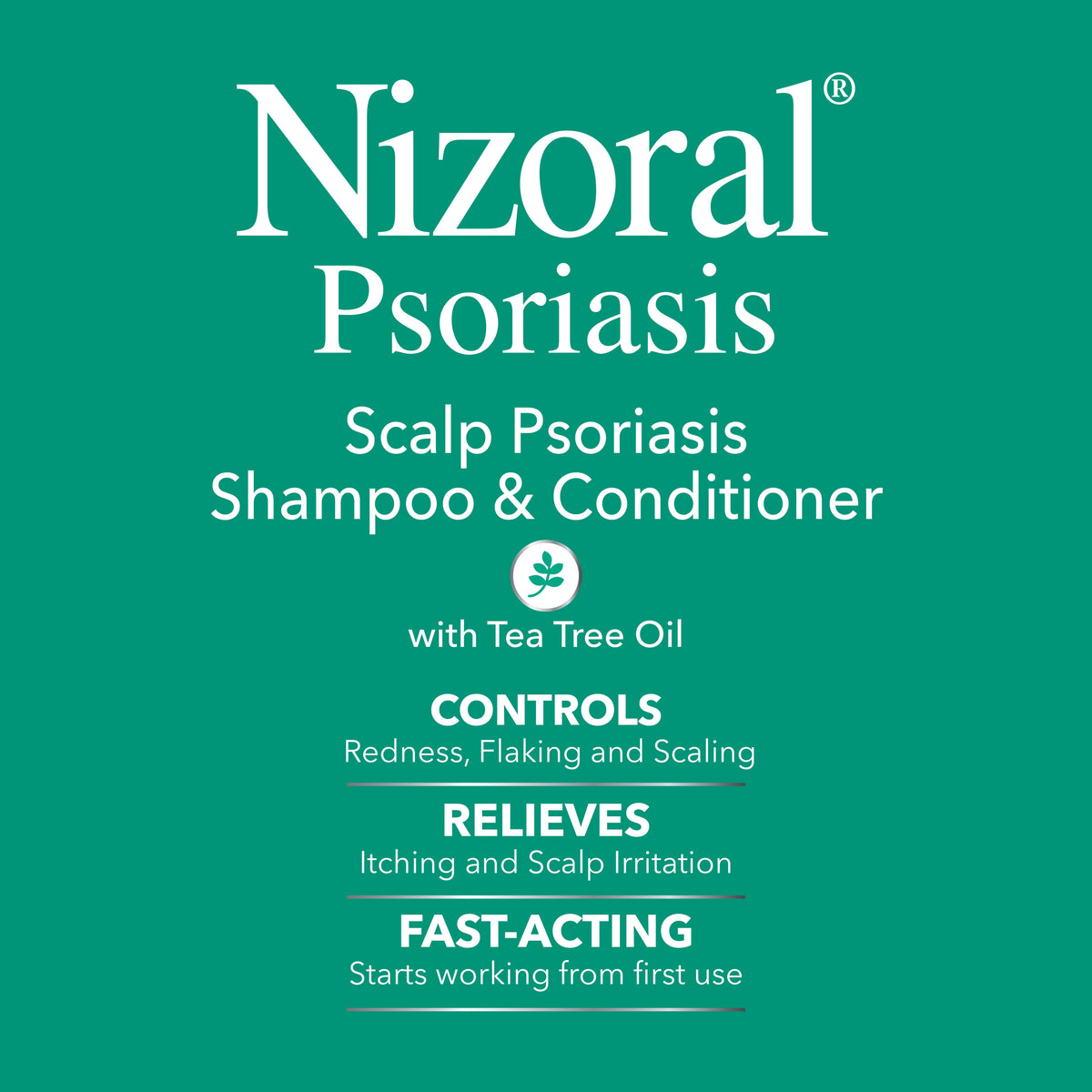 Nizoral Psoriasis Shampoo & Conditioner, 11 Fl Oz, Gentle Scalp Treatment