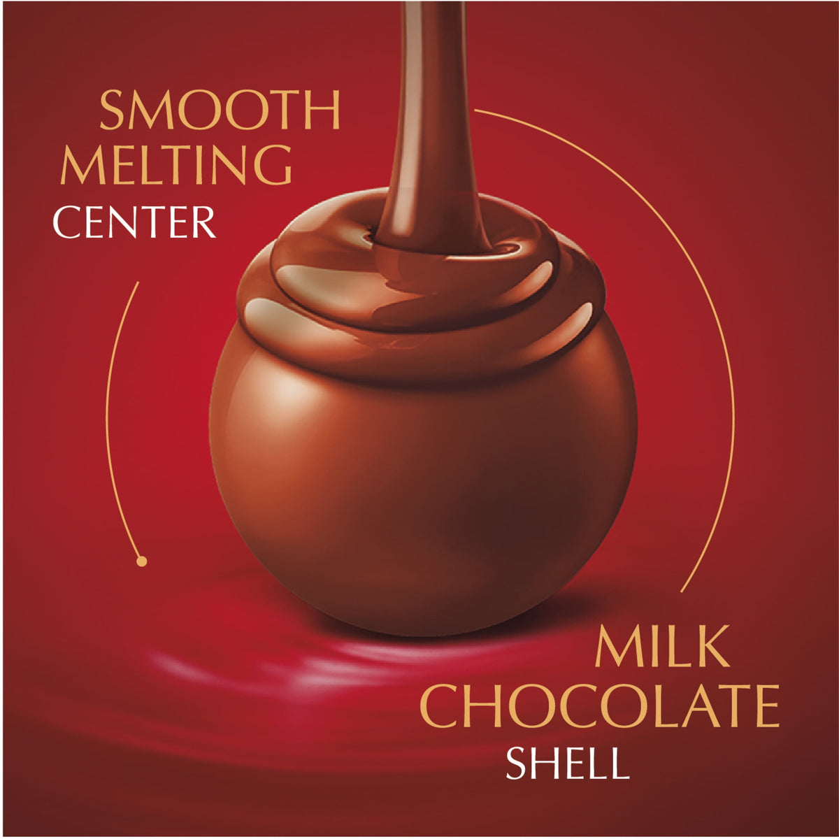Lindt LINDOR Milk Chocolate Candy Truffles, 5.1 oz. Bag