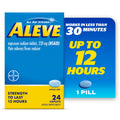 Aleve Caplets Naproxen Sodium Pain Reliever, 24 Count