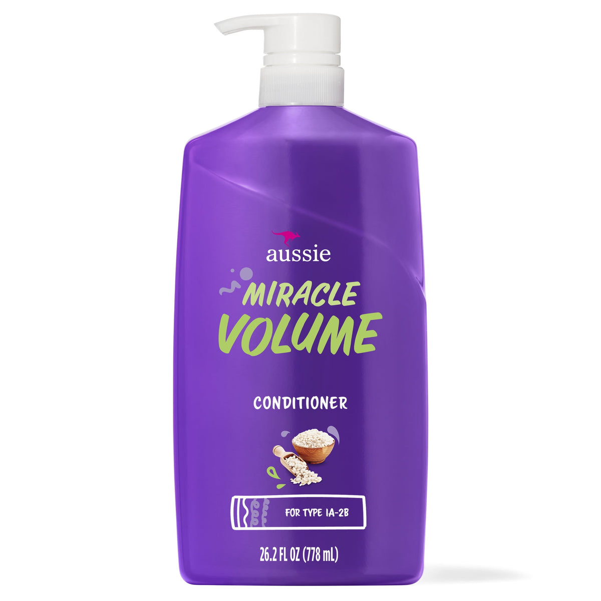 Aussie Miracle Volume Conditioner, Paraben Free, 26.2 fl oz