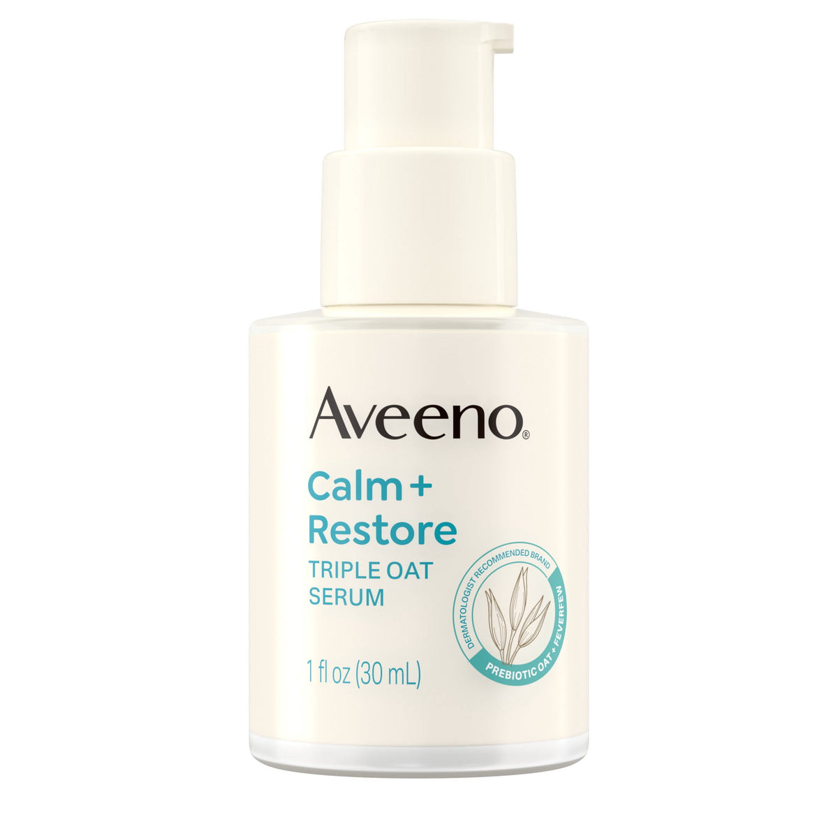 Aveeno Calm + Restore Triple Oat Face Serum, 1 Fl oz