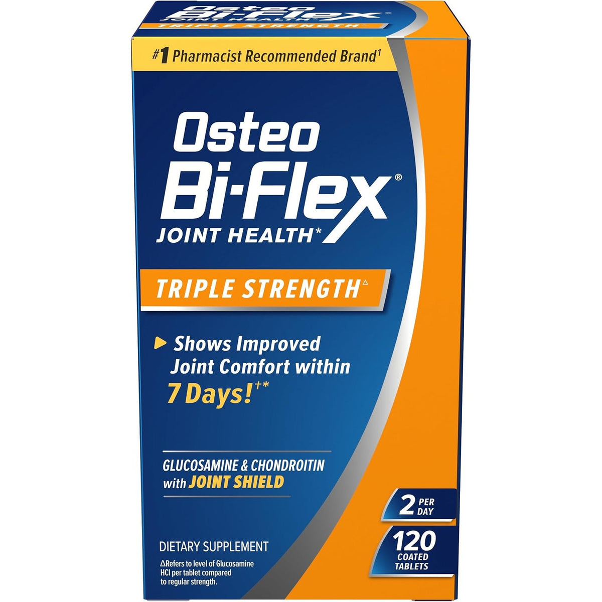 Osteo Bi-Flex Triple Strength Glucosamine Chondroitin Supplement, 120 Count