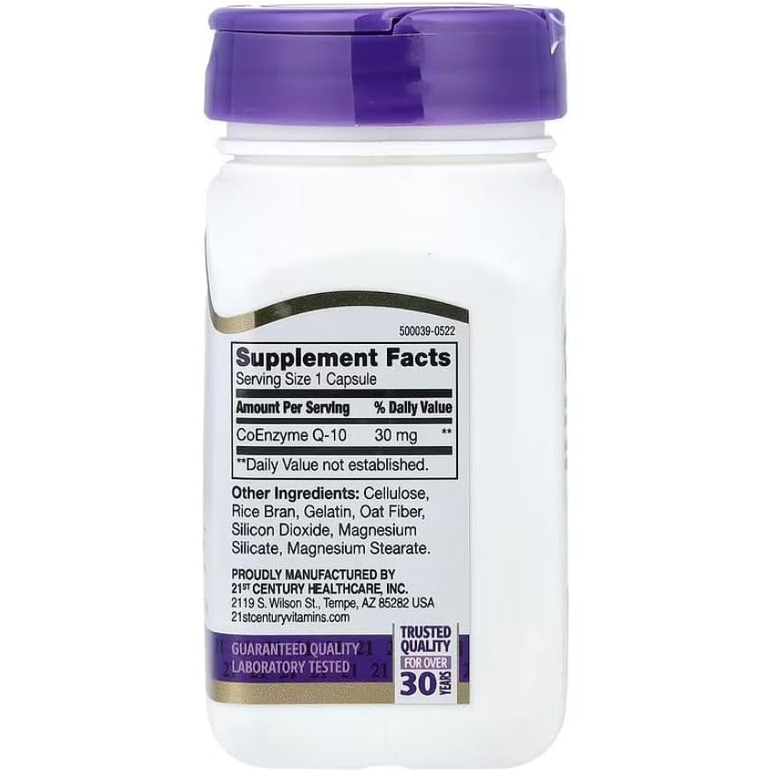 21st Century Co Q10 30 mg Capsules, 45 Count (21341)