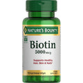 Nature's Bounty Biotin, 5000mcg, 72 Softgels