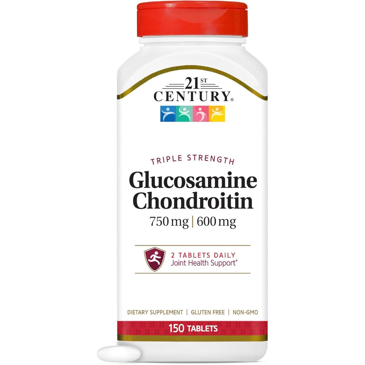 21st Century Glucosamine Chondroitin Triple Strength 750mg/600mg, 150ct