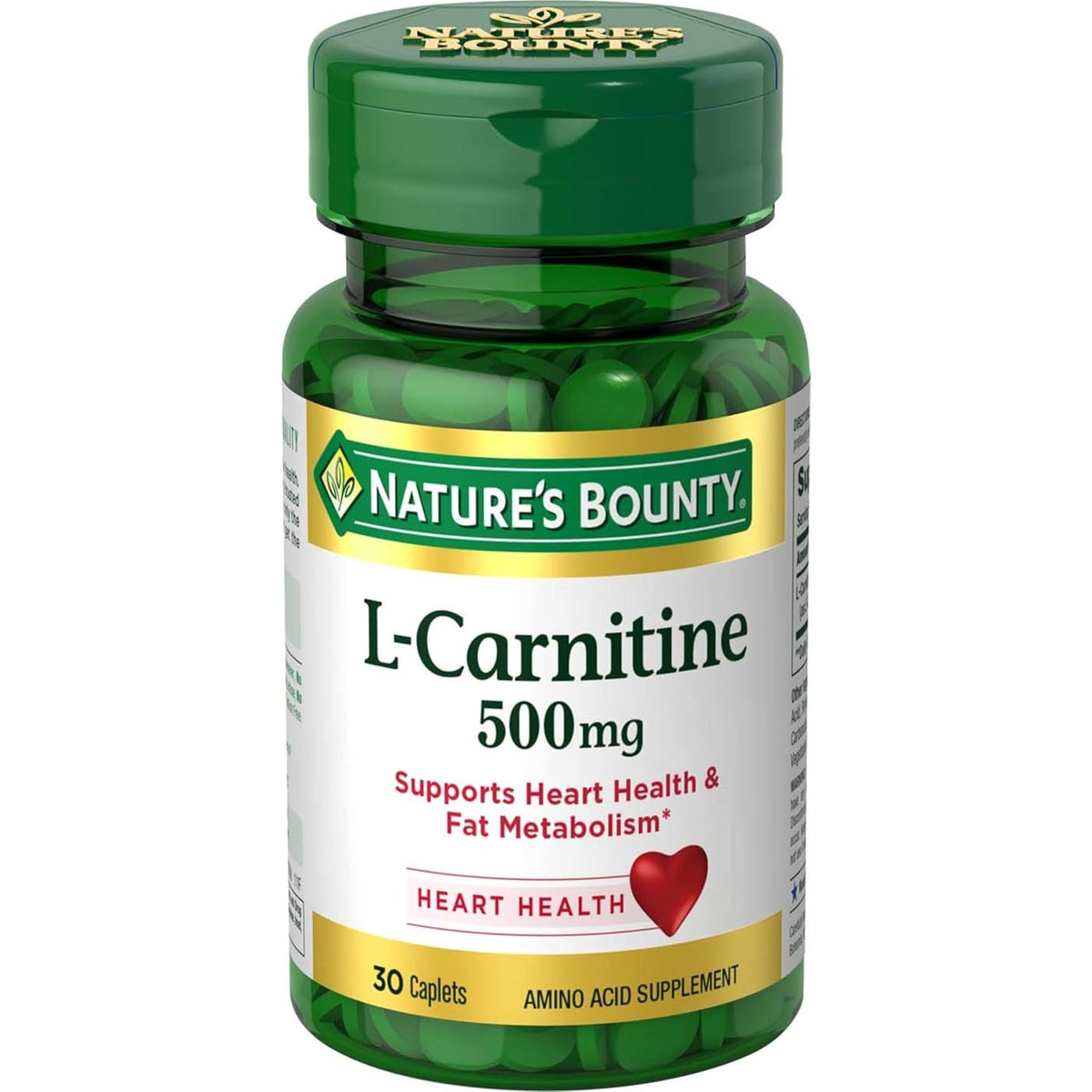 Nature's Bounty L-Carnitine 500 mg, 30 Tablets