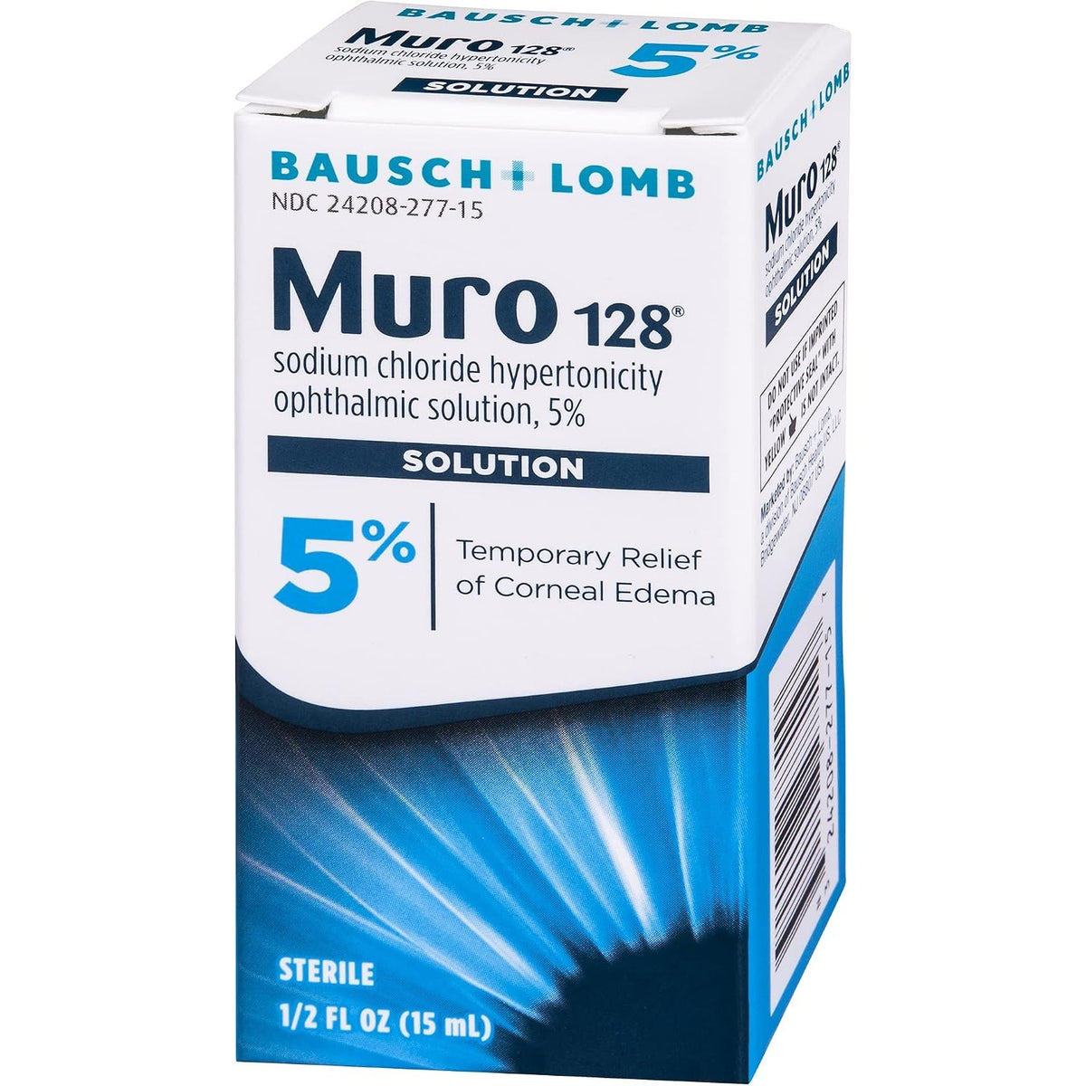 Muro 128, Sodium Chloride Ophthalmic Solution, 0.5 Oz, Eye Drops