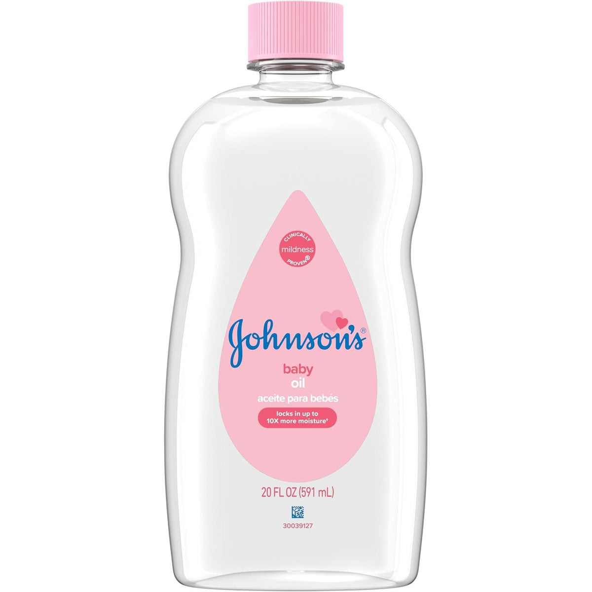 Johnson's Baby Oil, Hypoallergenic, 3 fl oz