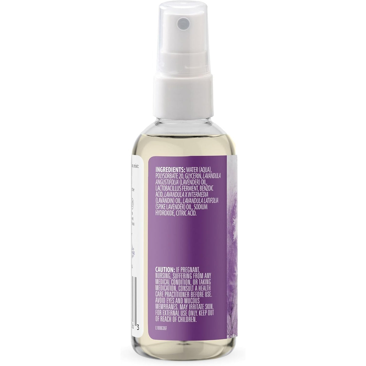 Aura Cacia Relaxing Lavender Aromatherapy Mist, 4-Ounce, Lavender Pure Essential Oils, Sweet & Floral Aroma