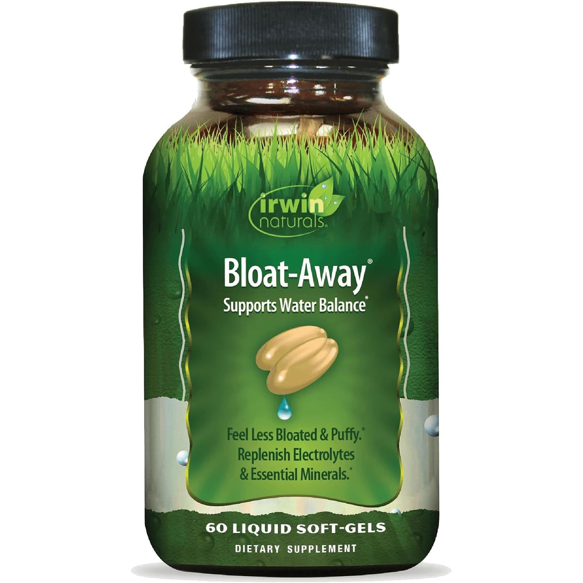 Irwin Naturals Bloat-Away Water Balance Support | 60 Softgels