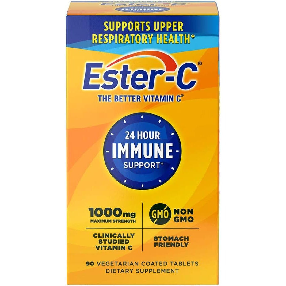 Ester-C Vitamin C 1000 mg, 90 Coated Tablets
