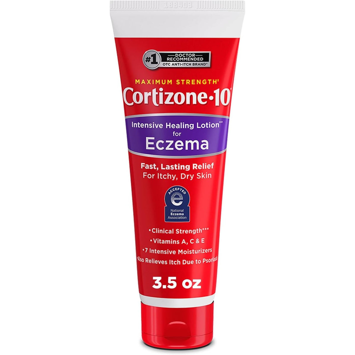 Cortizone-10 Max Strength Healing Itch Relief Eczema Lotion, 3.5 oz.